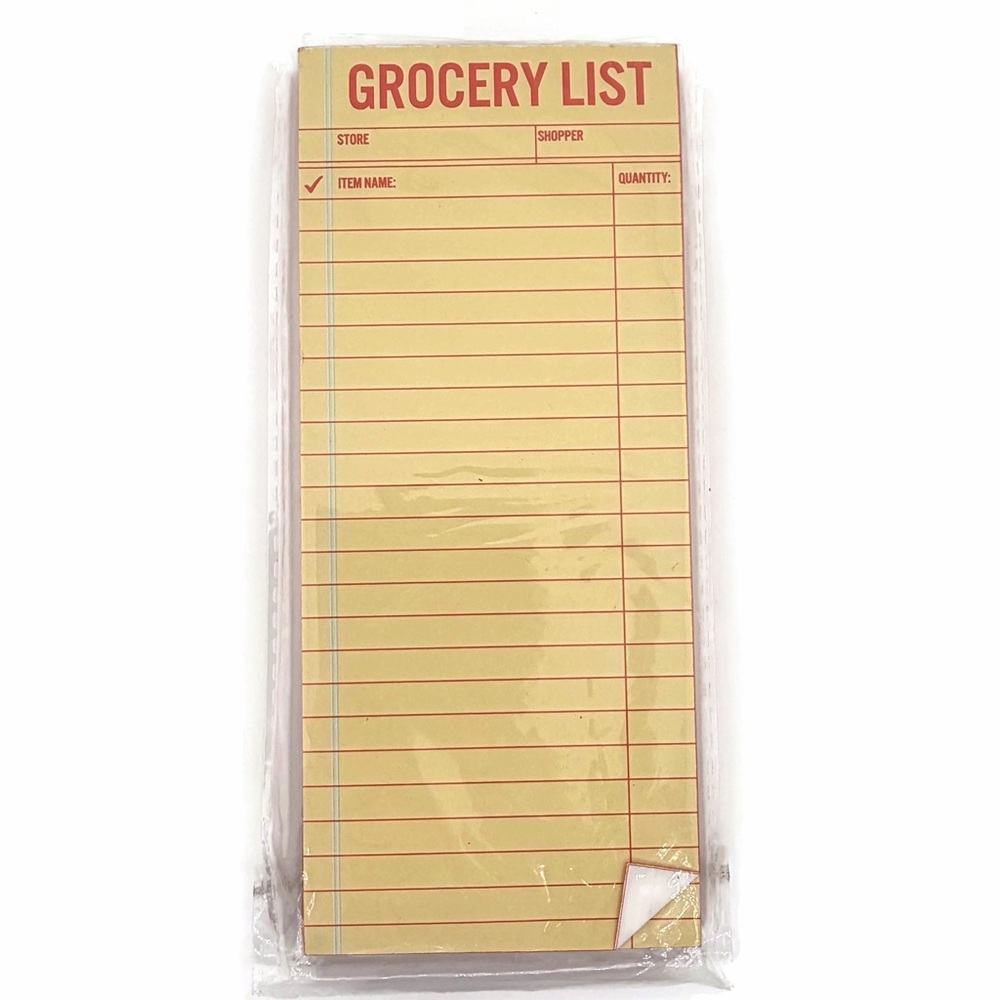 Grocery List Notepad